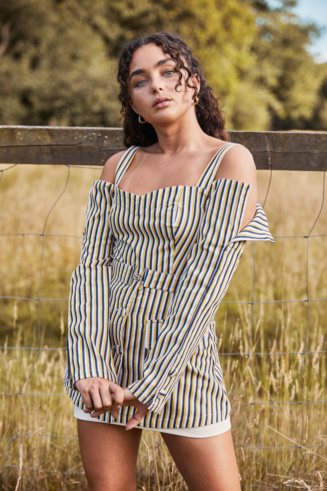 Delia Split Shoulder Top - Lavand Stories