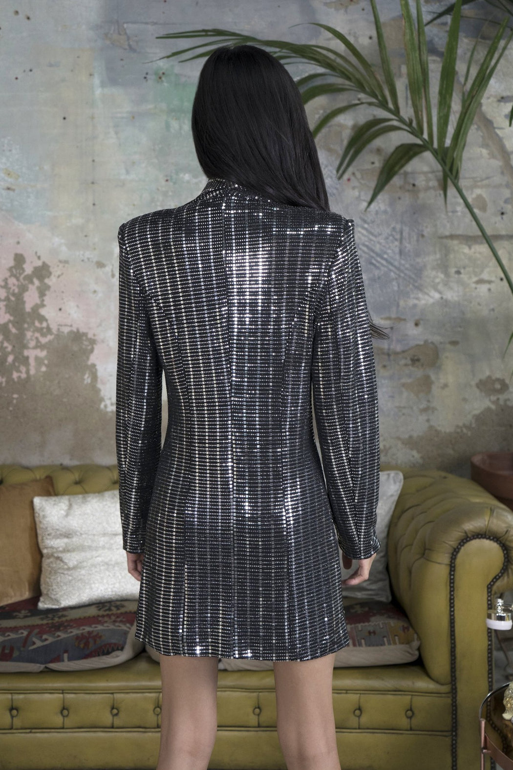 Starla Sequin Blazer Dress - Lavand Stories