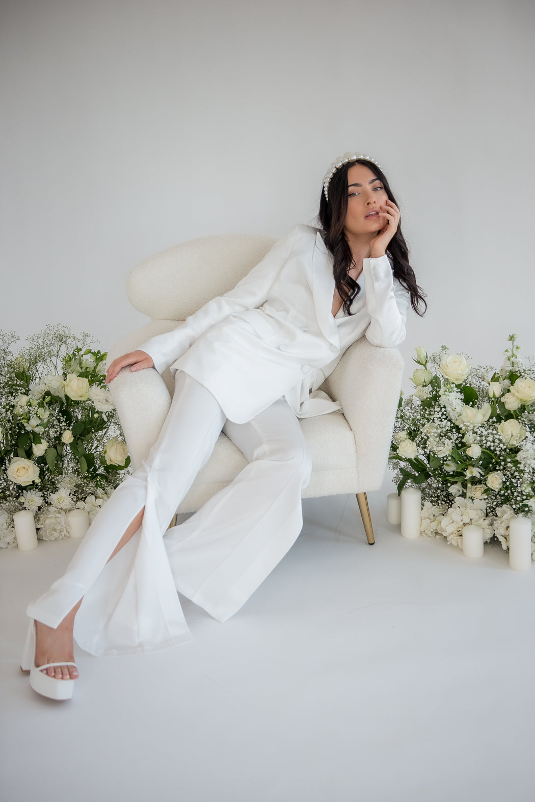 Flore White Trousers - Lavand Stories